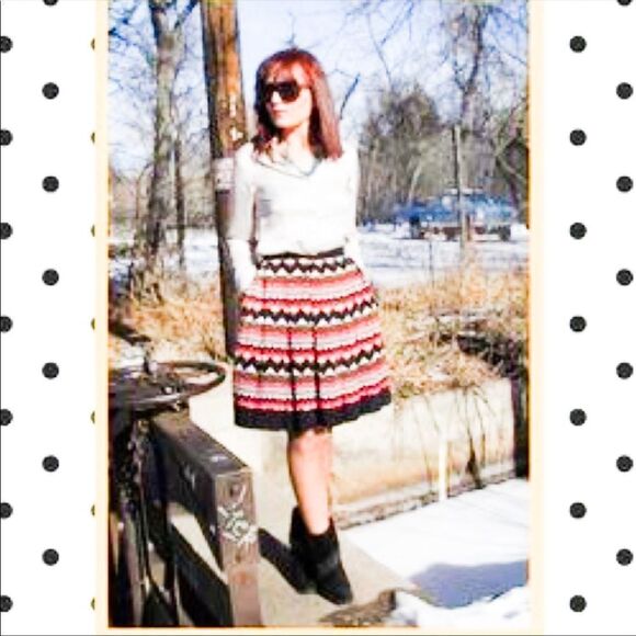 Anthropologie Fei Denpasar multicolor skirt Sz 4 - Picture 1 of 8